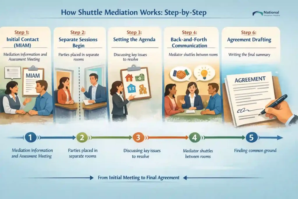 How Shuttle Mediation Works: Step-by-Step St Austell