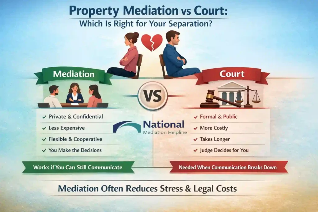 Property Mediation vs Court: Which Is Right for Your Separation St Austell?