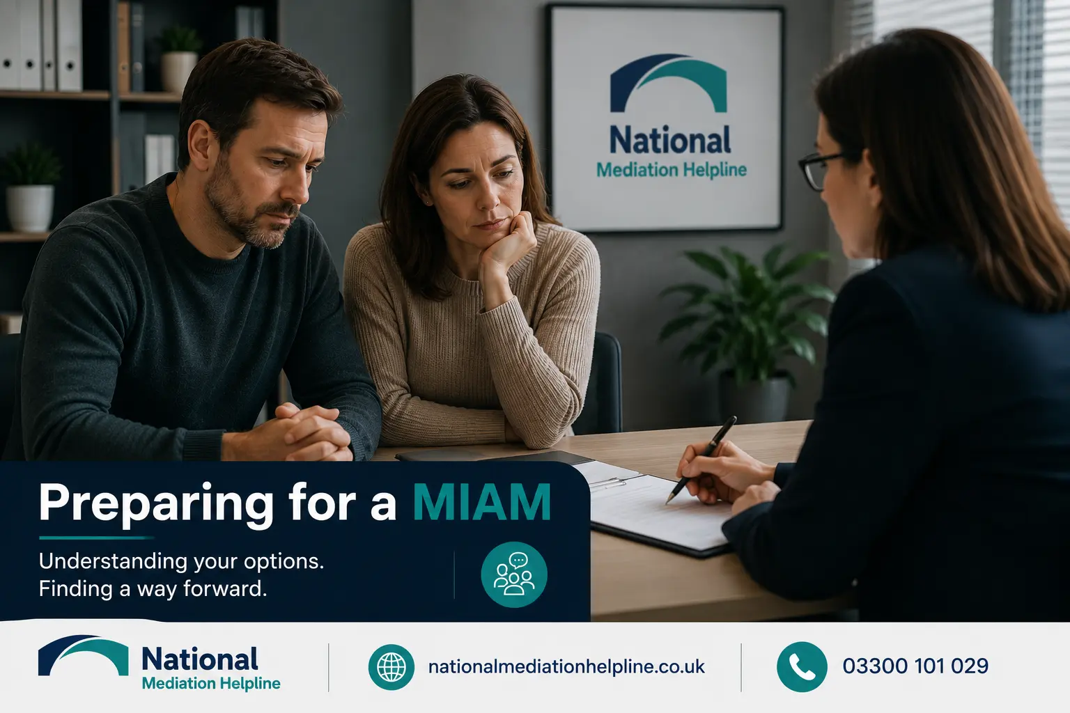 How to prepare for a miam in St Austell Preparing for a MIAM. An image explaining how to prepare yourself emotionally and rationally for the first miam appointment