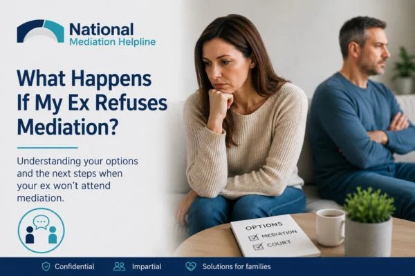 what if my ex refuses mediation St Austell?