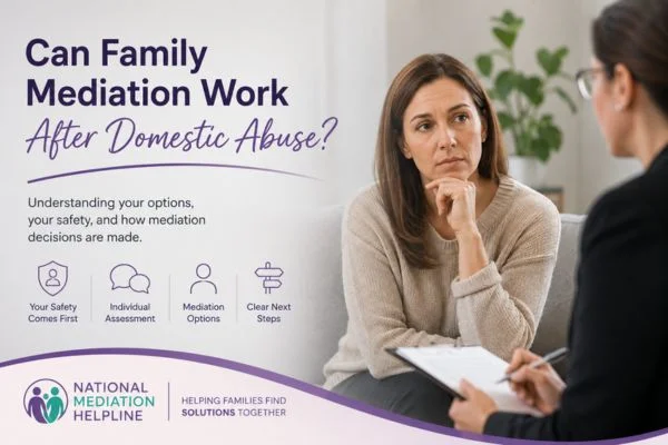 Can Family Mediation St Austell Work After Domestic Abuse?